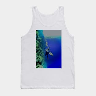 BLUE LIGHT IN THE TREVALLEY VALLEY Tank Top